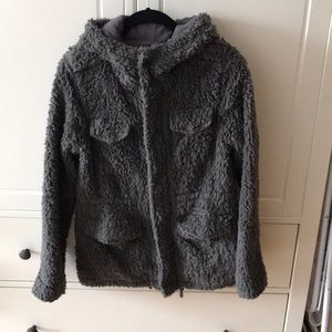 Izzue teddy hooded jacket